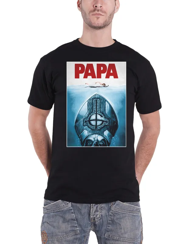 Ghost Papa Emeritus Jaws T Shirt made by Paradiso Clothing