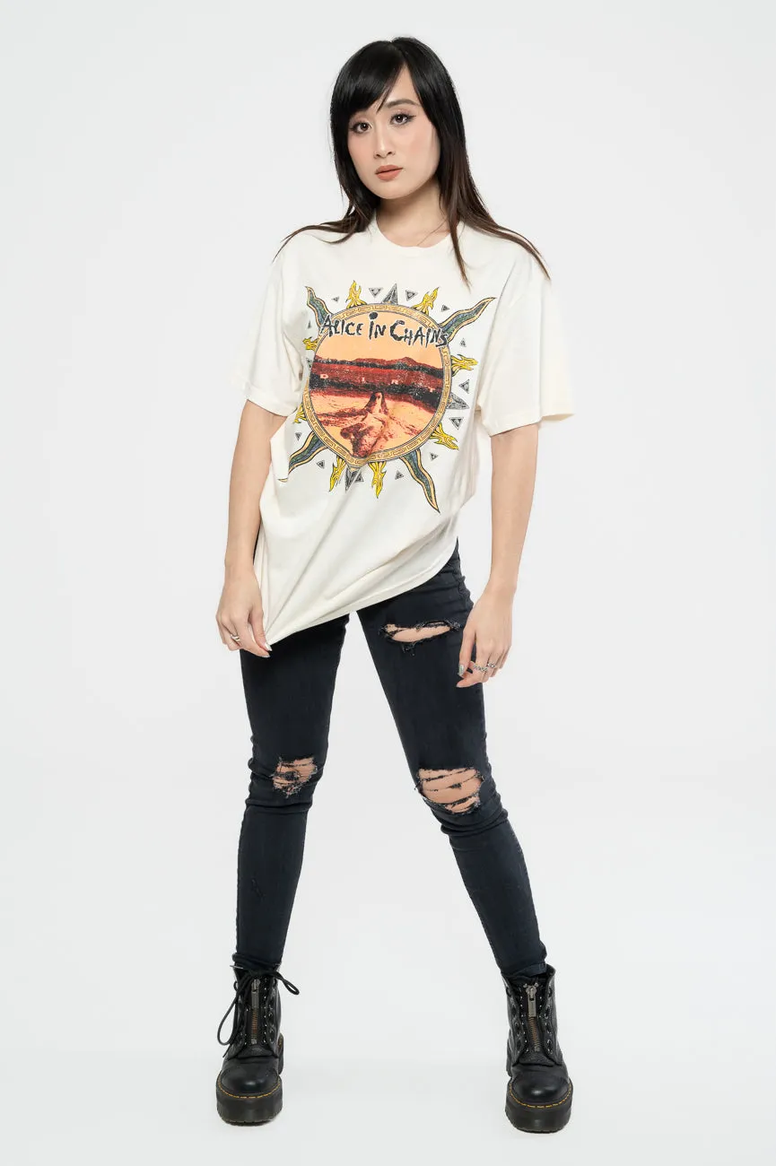 Alice In Chains Vintage Dirt Sun T Shirt sold by Paradiso Clothing product image thumbnail 2
