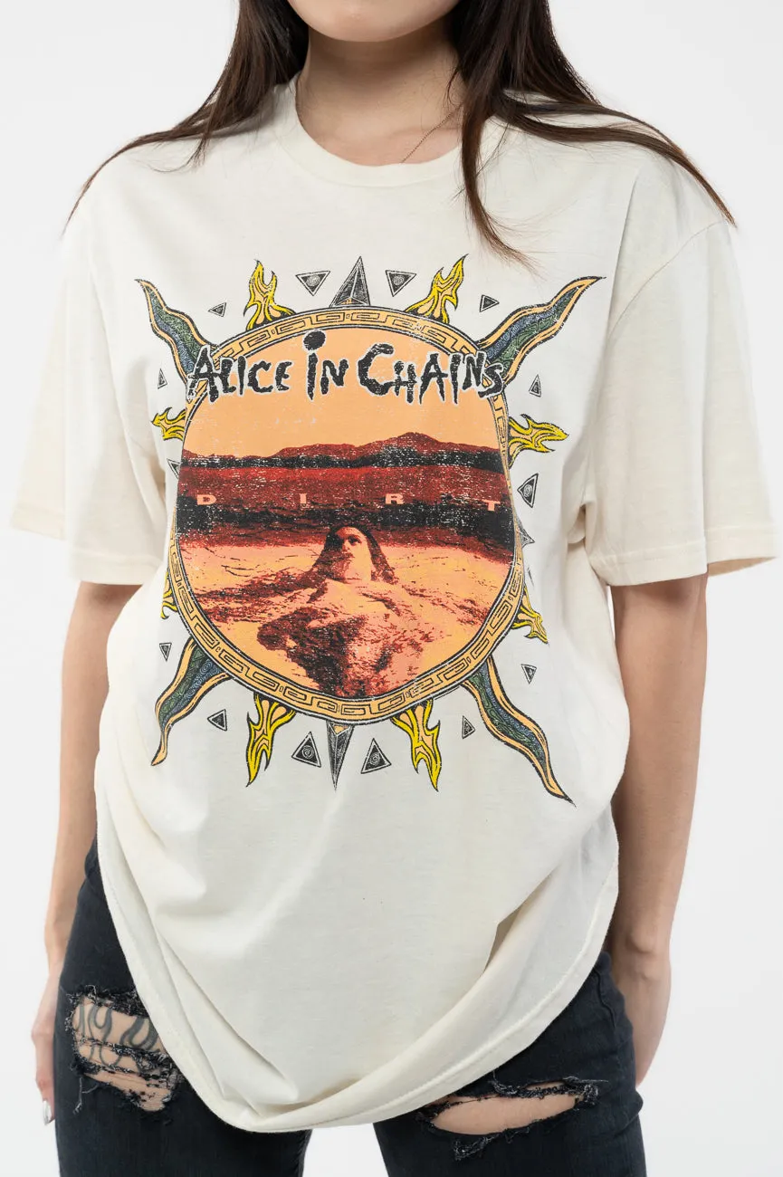 Alice In Chains Vintage Dirt Sun T Shirt sold by Paradiso Clothing product image thumbnail 3