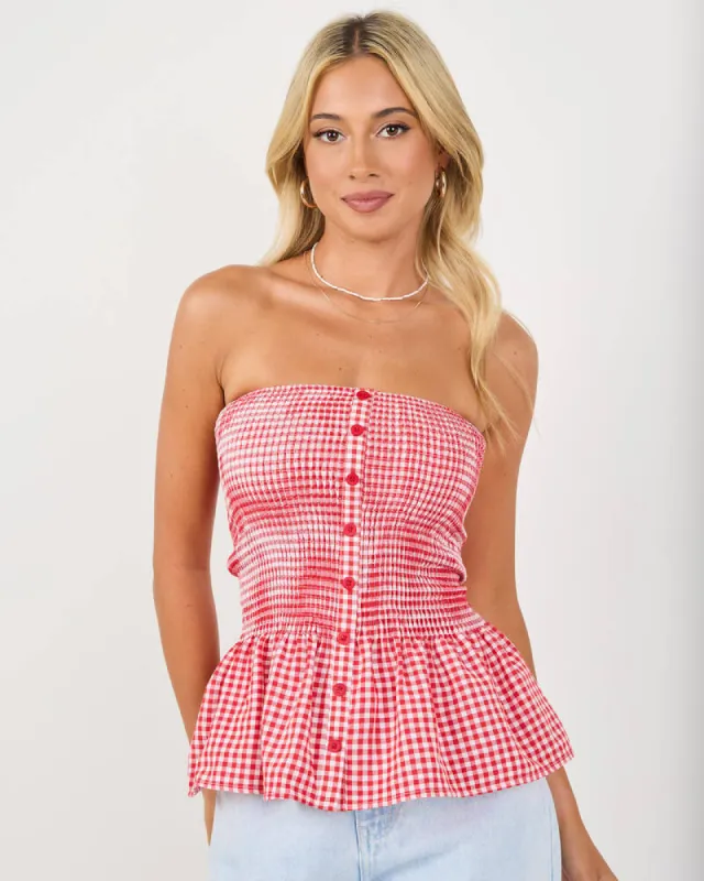 Annie Peplum Tube Top sold by City Beach Australia