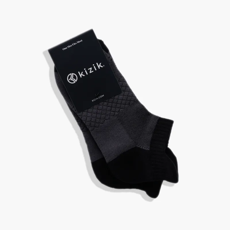 Kizik Ankle Socks - Charcoal made by Kizik