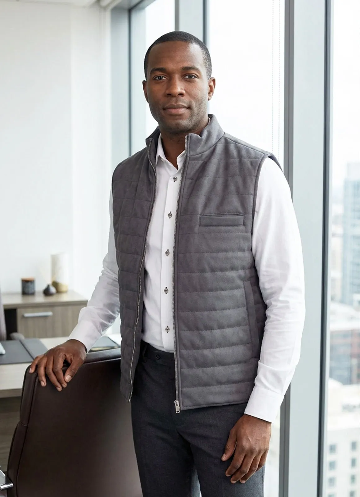 Briggs Vegan Suede Vest sold by Hammer Made product image thumbnail 2