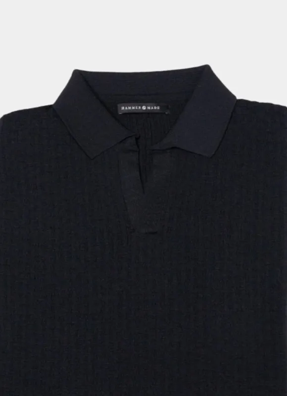 Buhl Split Neck Knit Polo sold by Hammer Made