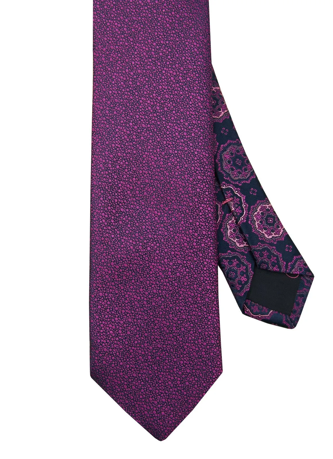 Purple Pebble Silk Neck Tie sold by Hammer Made product image thumbnail 2