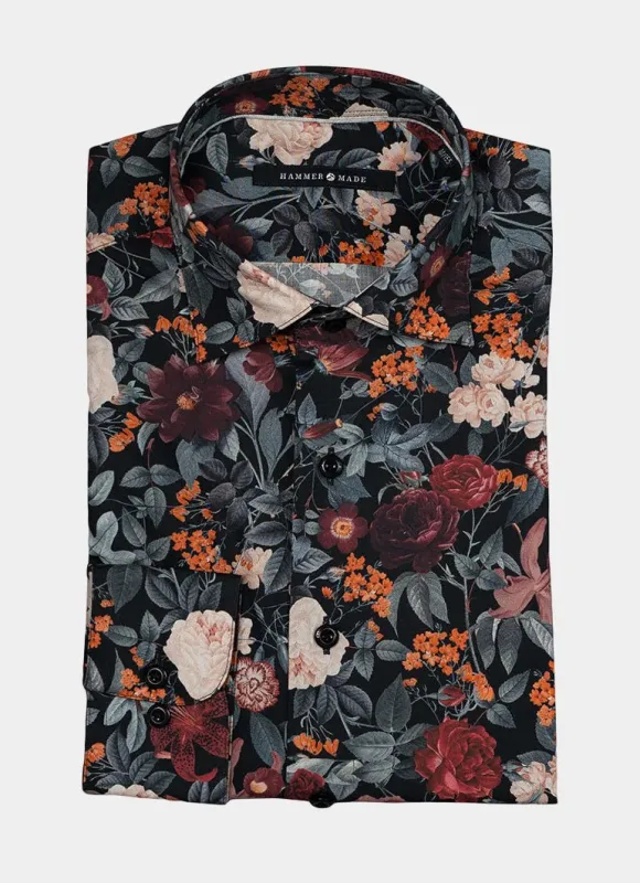 Lilium Floral Button Down made by Hammer Made