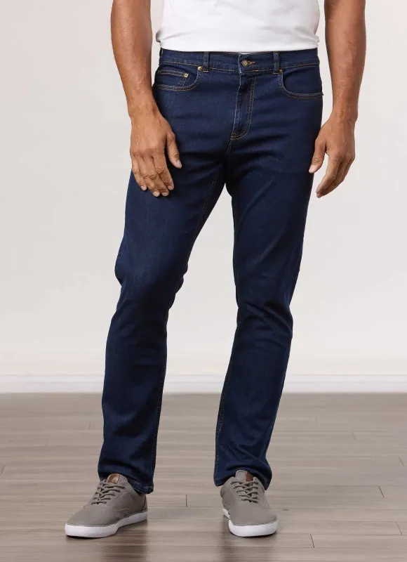 Tapered Stretch Denim Jeans sold by Hammer Made