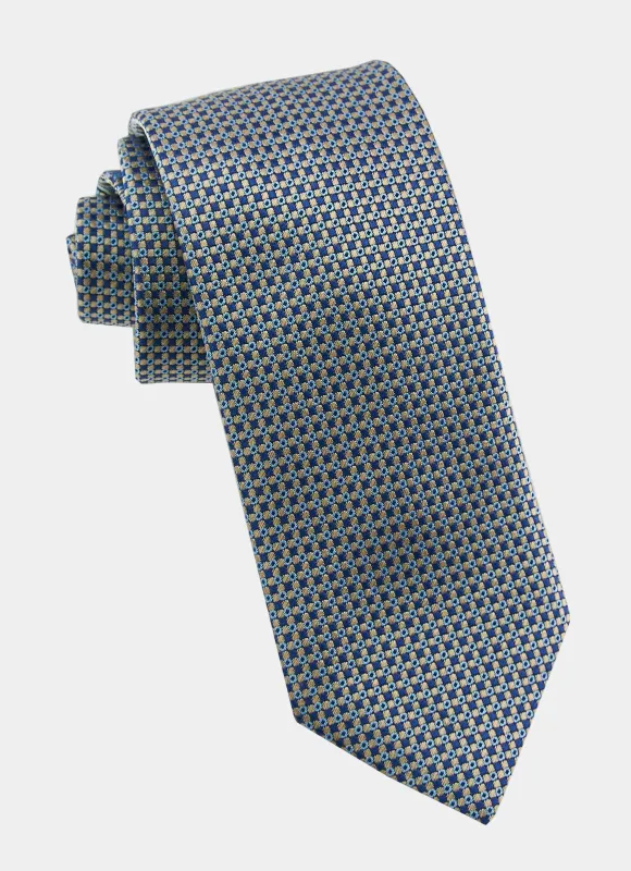 Multi Micro Dot Silk Neck Tie sold by Hammer Made