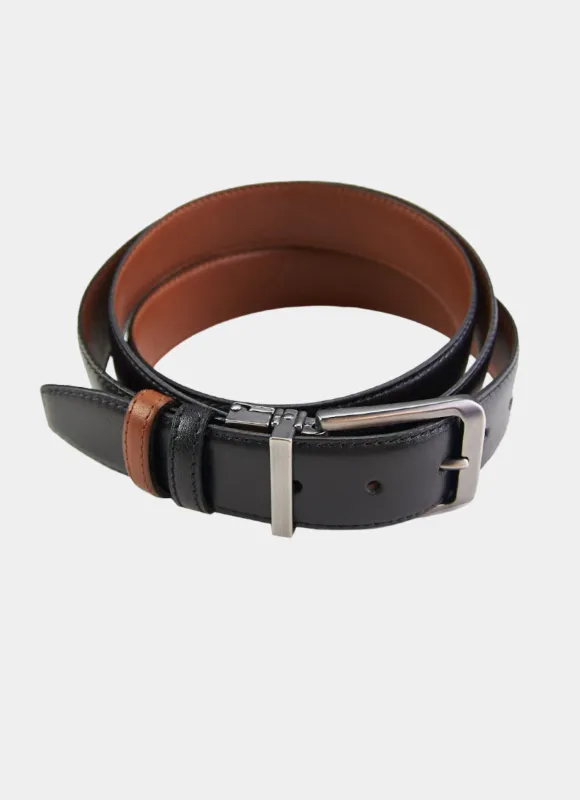 Dark Brown/Brown Pebble Belt sold by Hammer Made