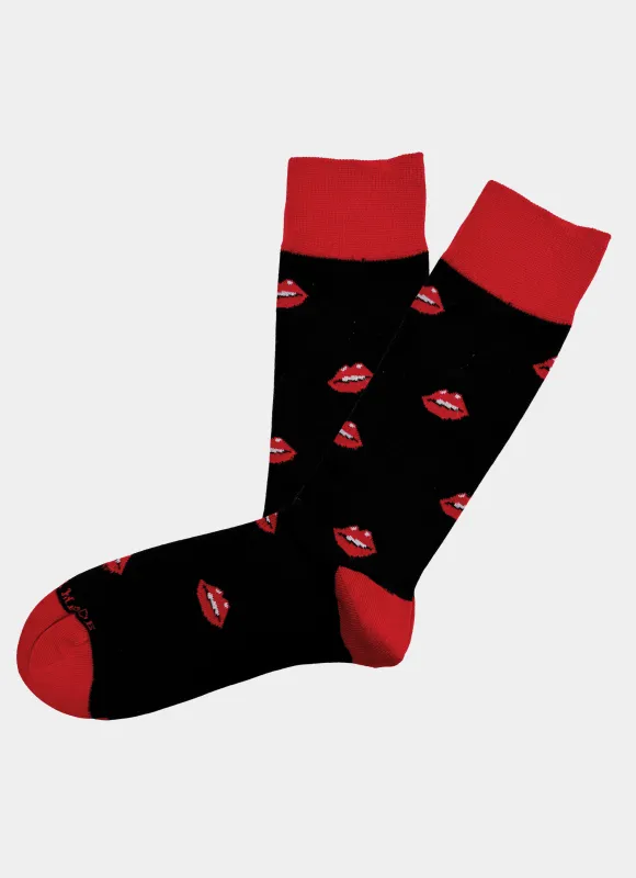 Black Lips Sock sold by Hammer Made