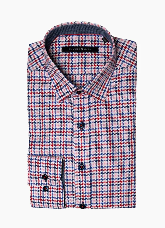 Jayrohe Houndstooth Button Down made by Hammer Made