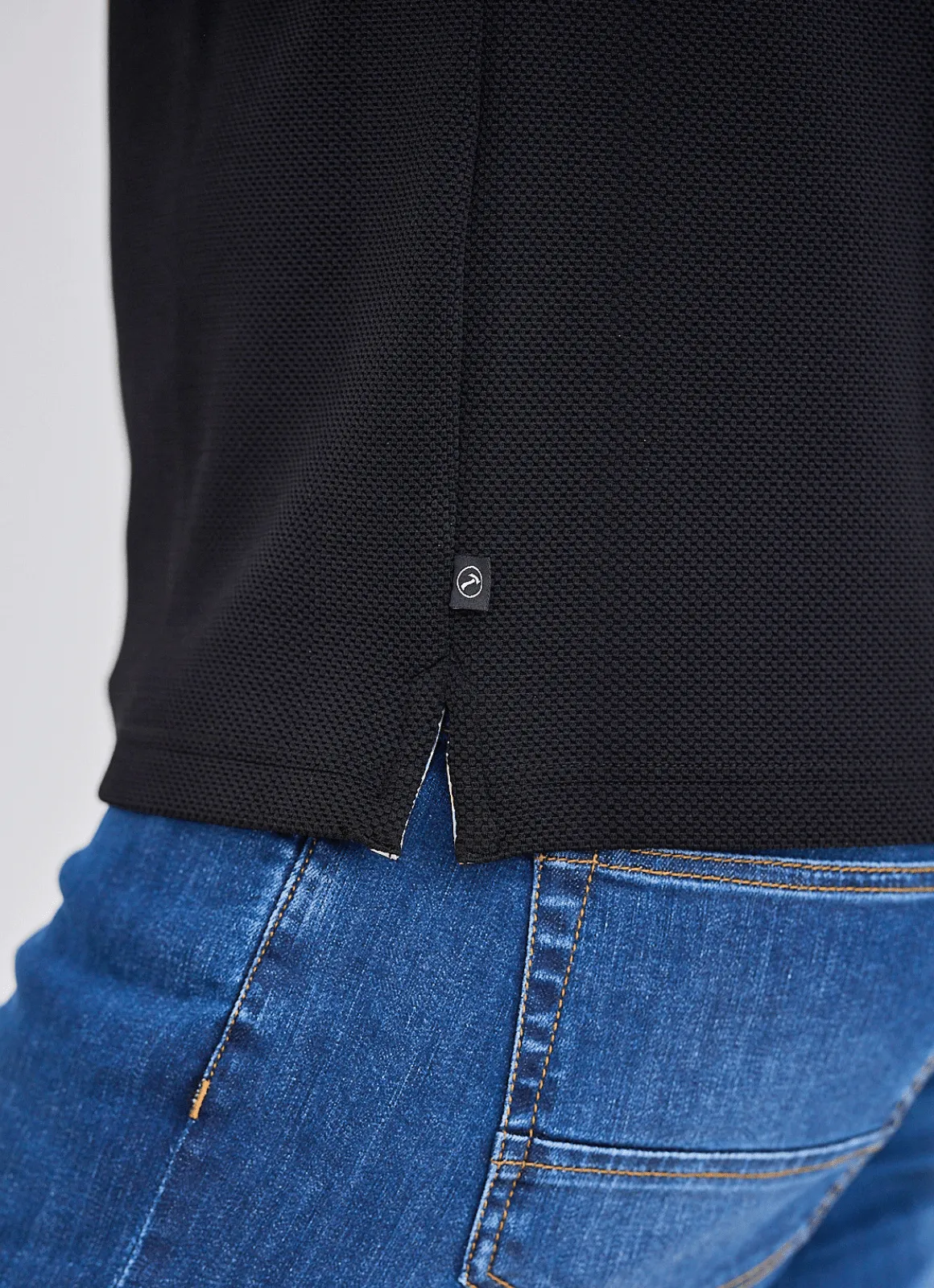 Jefferson Jacquard Stretch Polo sold by Hammer Made product image thumbnail 3