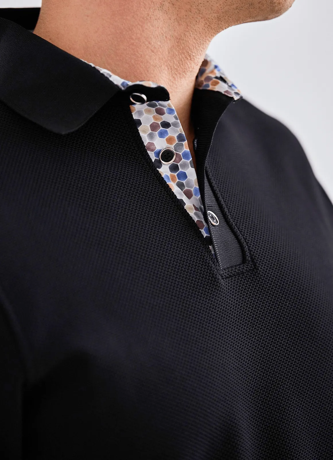 Jefferson Jacquard Stretch Polo sold by Hammer Made product image thumbnail 2