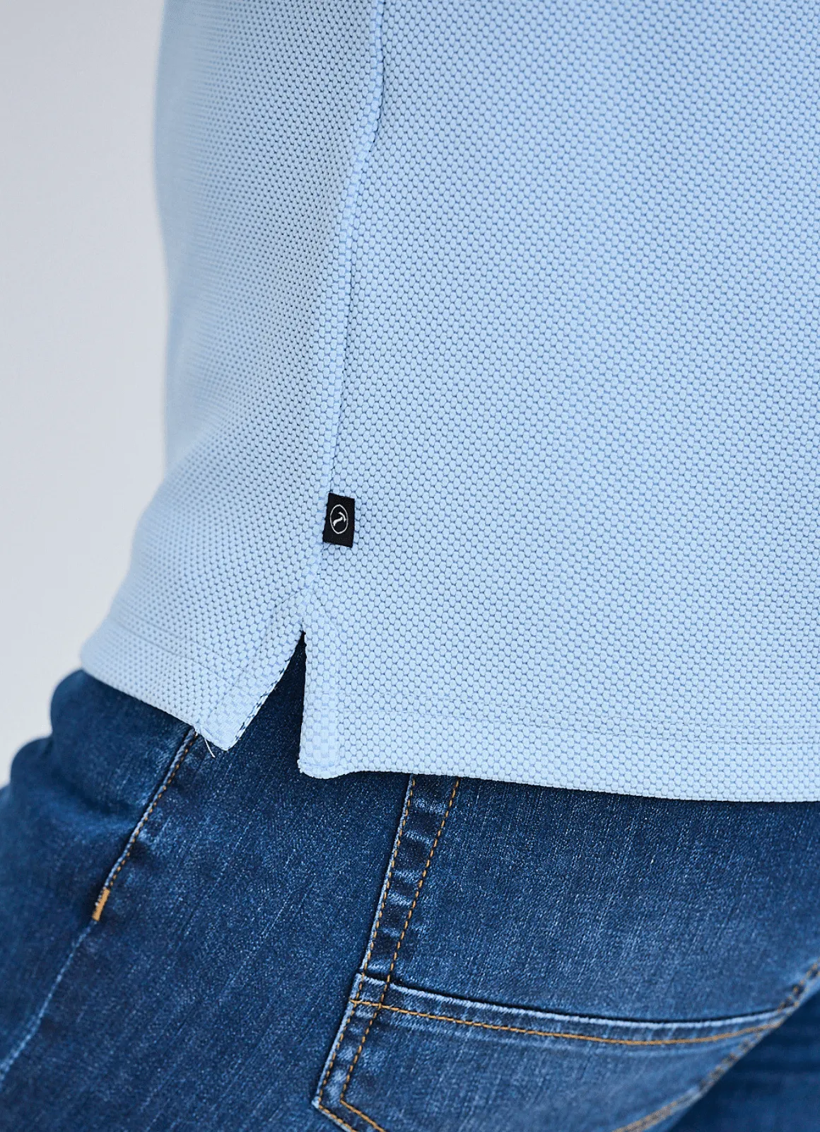 Jefferson Jacquard Stretch Polo sold by Hammer Made product image thumbnail 3