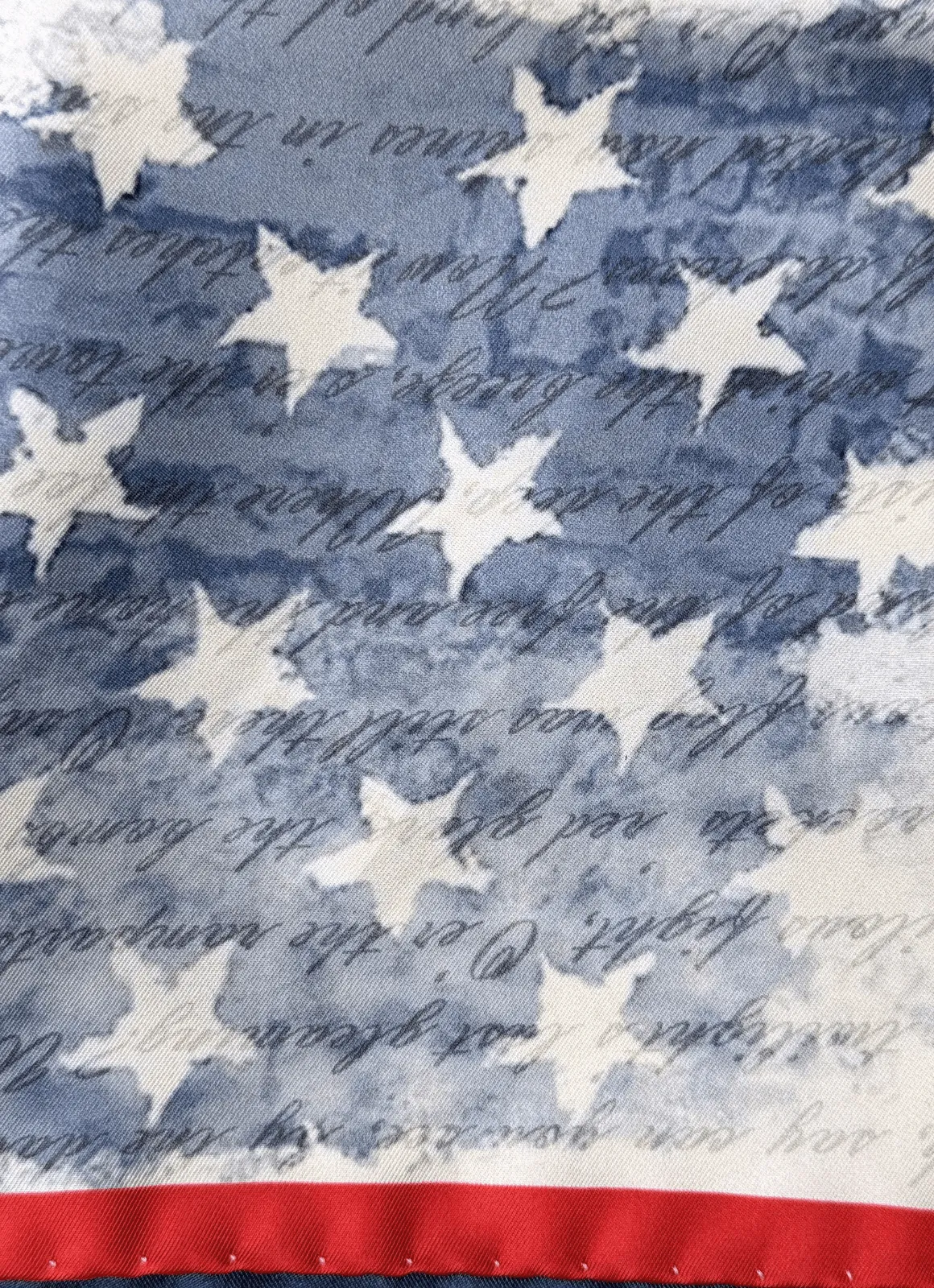 We The People Printed Silk Pocket Square sold by Hammer Made product image thumbnail 2