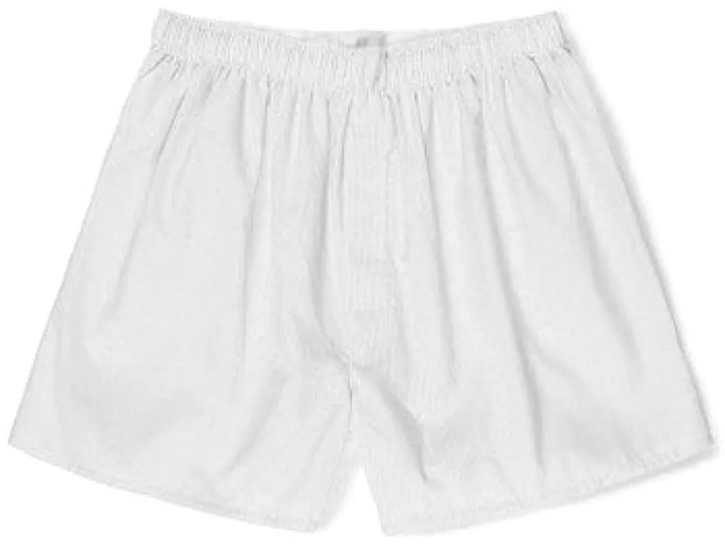 Our Best Pima Cotton 80's Two-Ply Pinpoint Oxford Boxers sold by Mercer and Sons