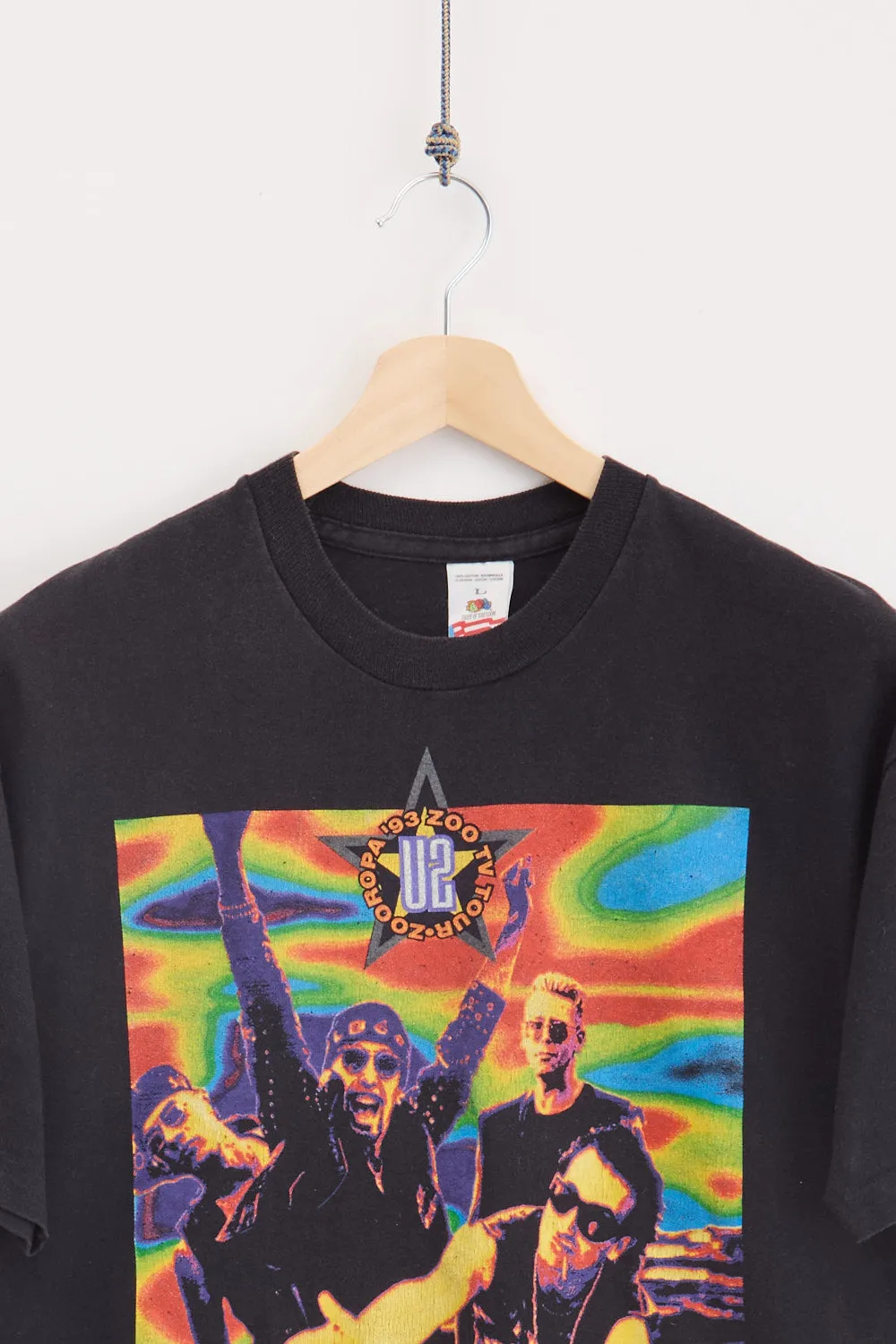 1993 U2 "Zooropa" Tour Tee (L) sold by Livid Jeans product image thumbnail 2