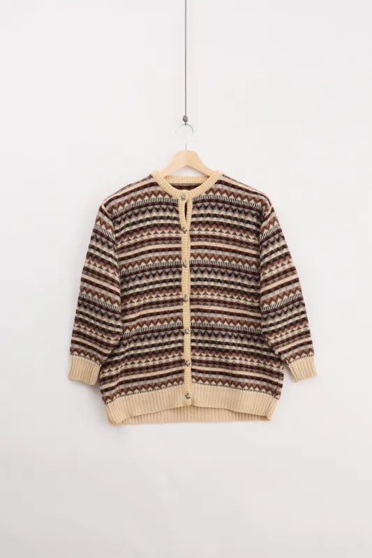 Traditional Norwegian Cardigan (M) made by Vintage