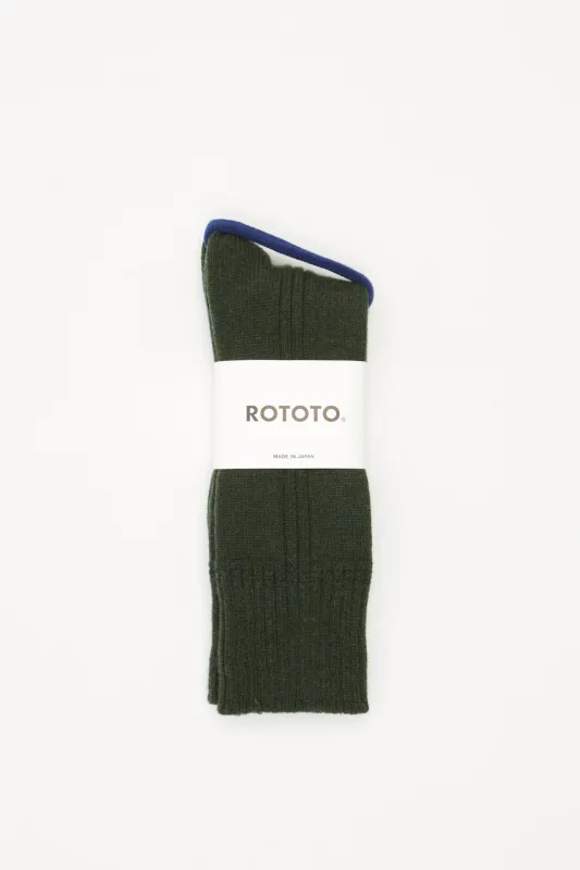 Merino Crew socks Dark Green sold by Livid Jeans