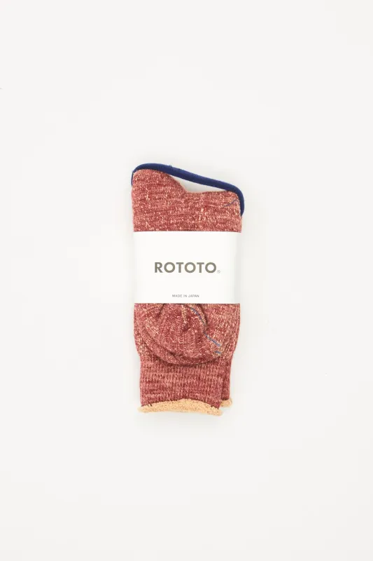 Double Face Merino & Cotton Red/Brown sold by Livid Jeans