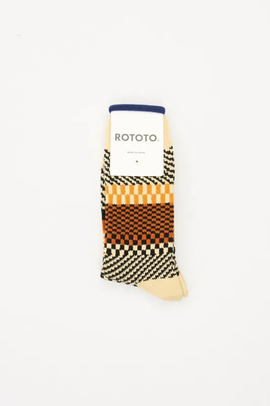 Check & Steps Socks Black made by ROTOTO