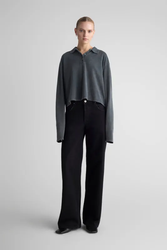 Lima Charcoal Washout sold by Livid Jeans