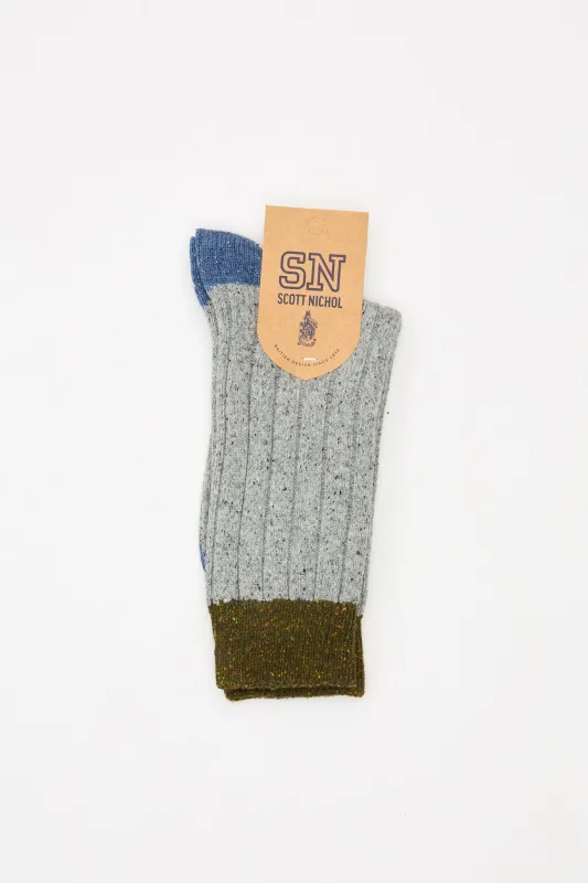 Thornham FW25 Mid Grey Fleck sold by Livid Jeans