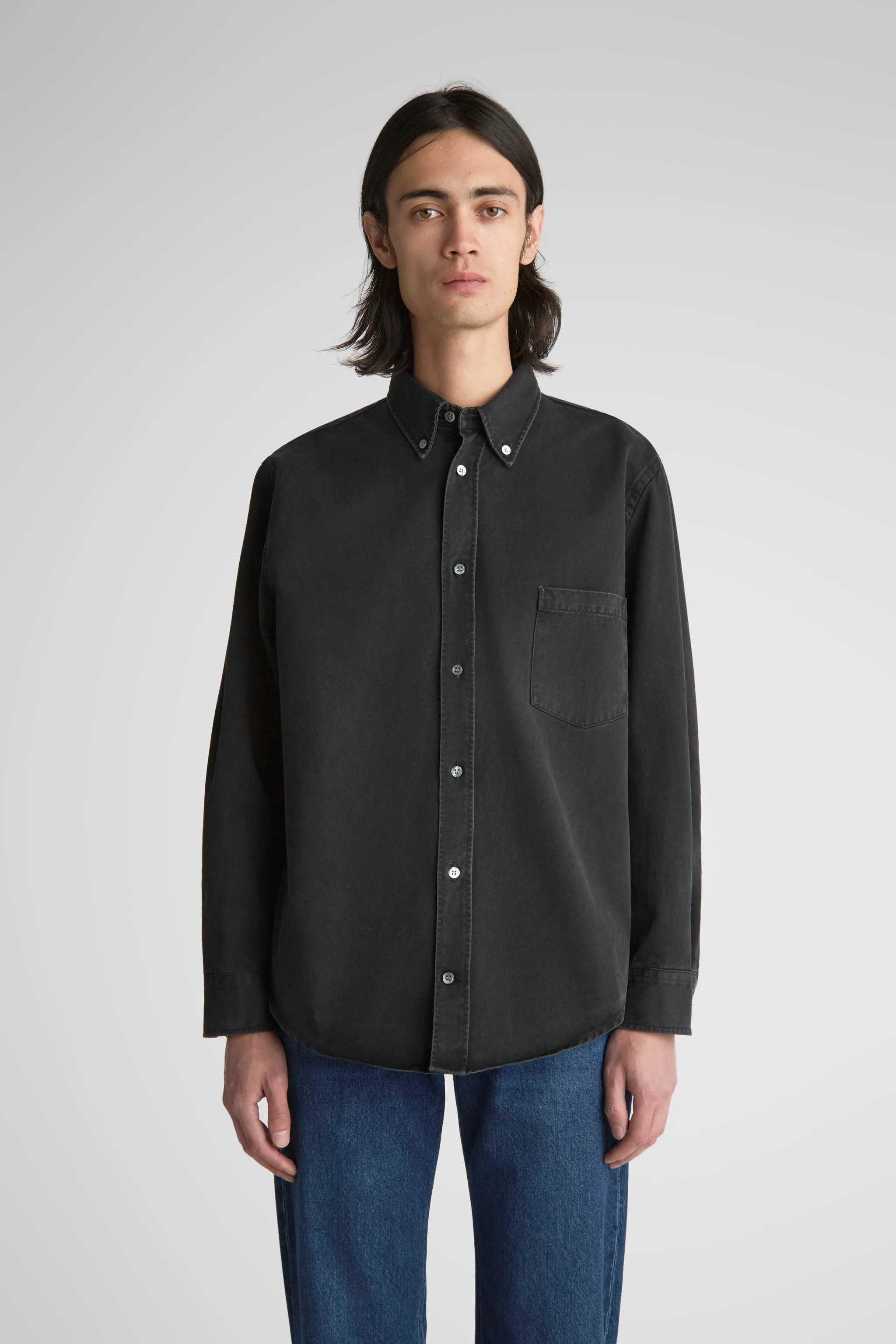 Henrey Fade Oak Twill sold by Livid Jeans