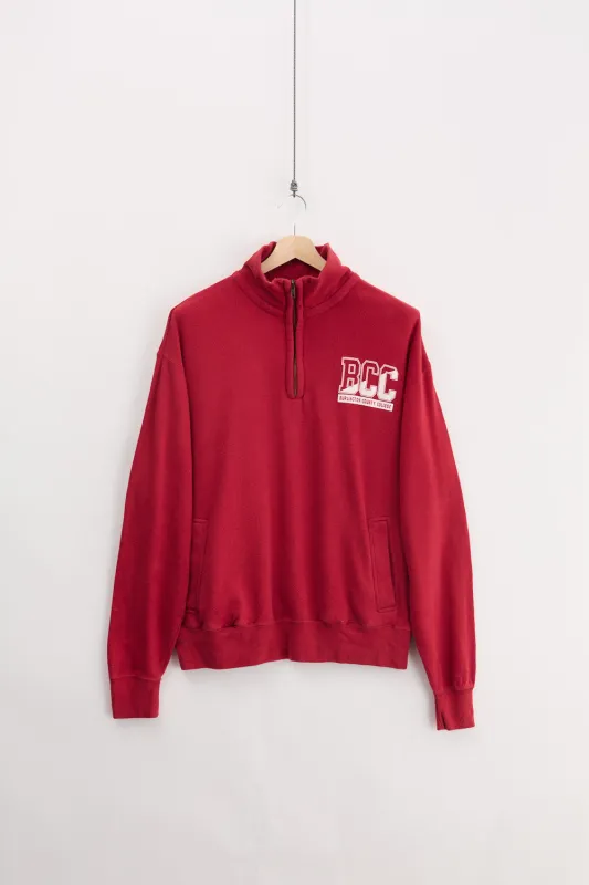 90's Vintage Burlington College Quarter Zip (S) sold by Livid Jeans