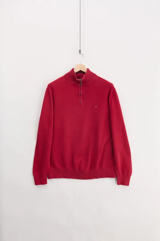 Tommy Hilfiger Quarter Zip (XL) made by Vintage