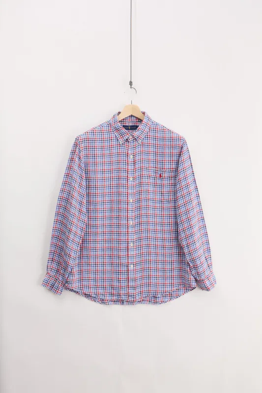 Ralph Lauren Linen Shirt (XL) made by Vintage