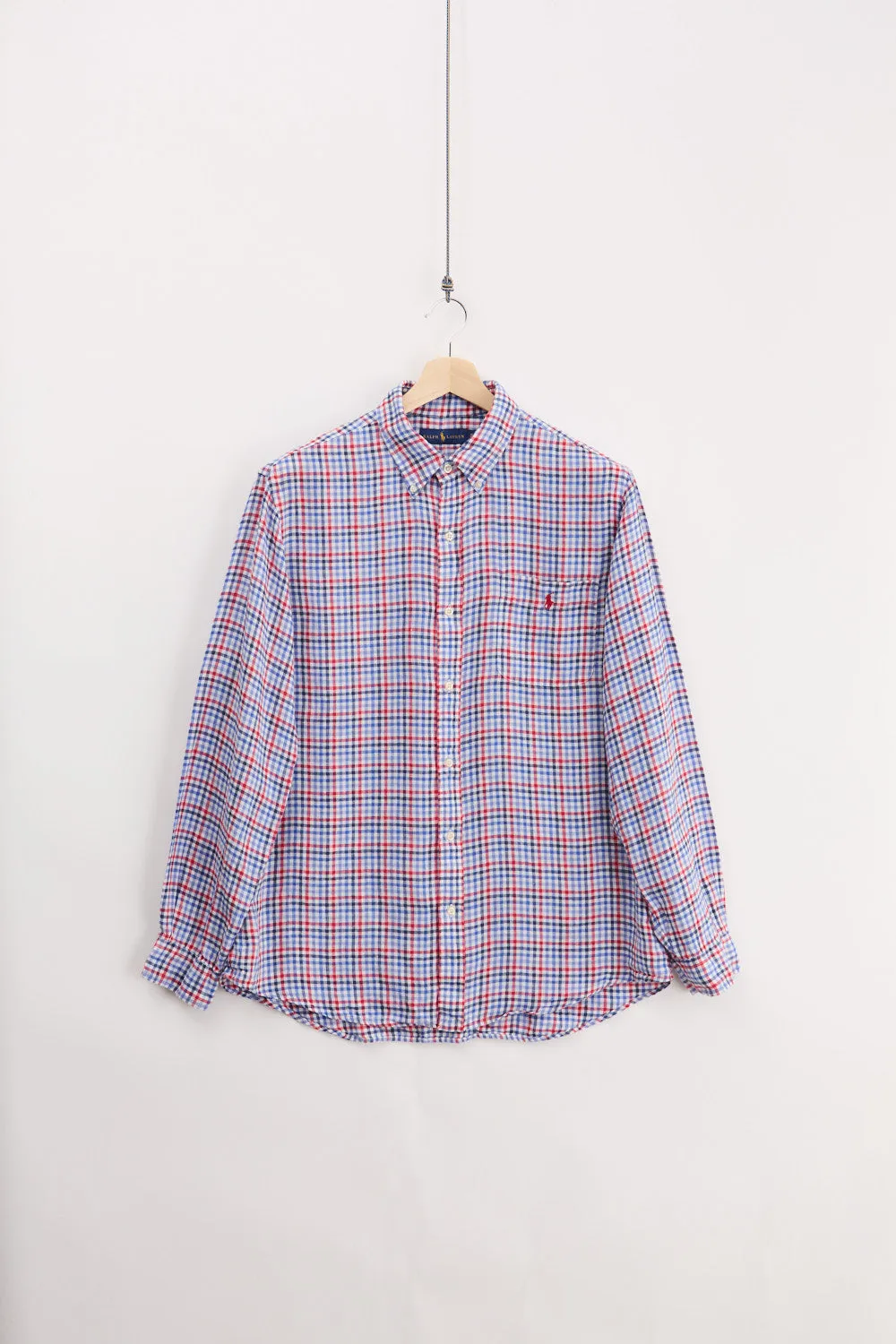 Ralph Lauren Linen Shirt (XL) sold by Livid Jeans