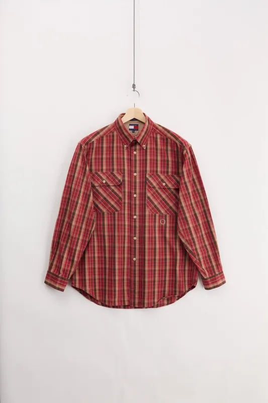 Tommy Hilfilger Shirt (M) made by Vintage