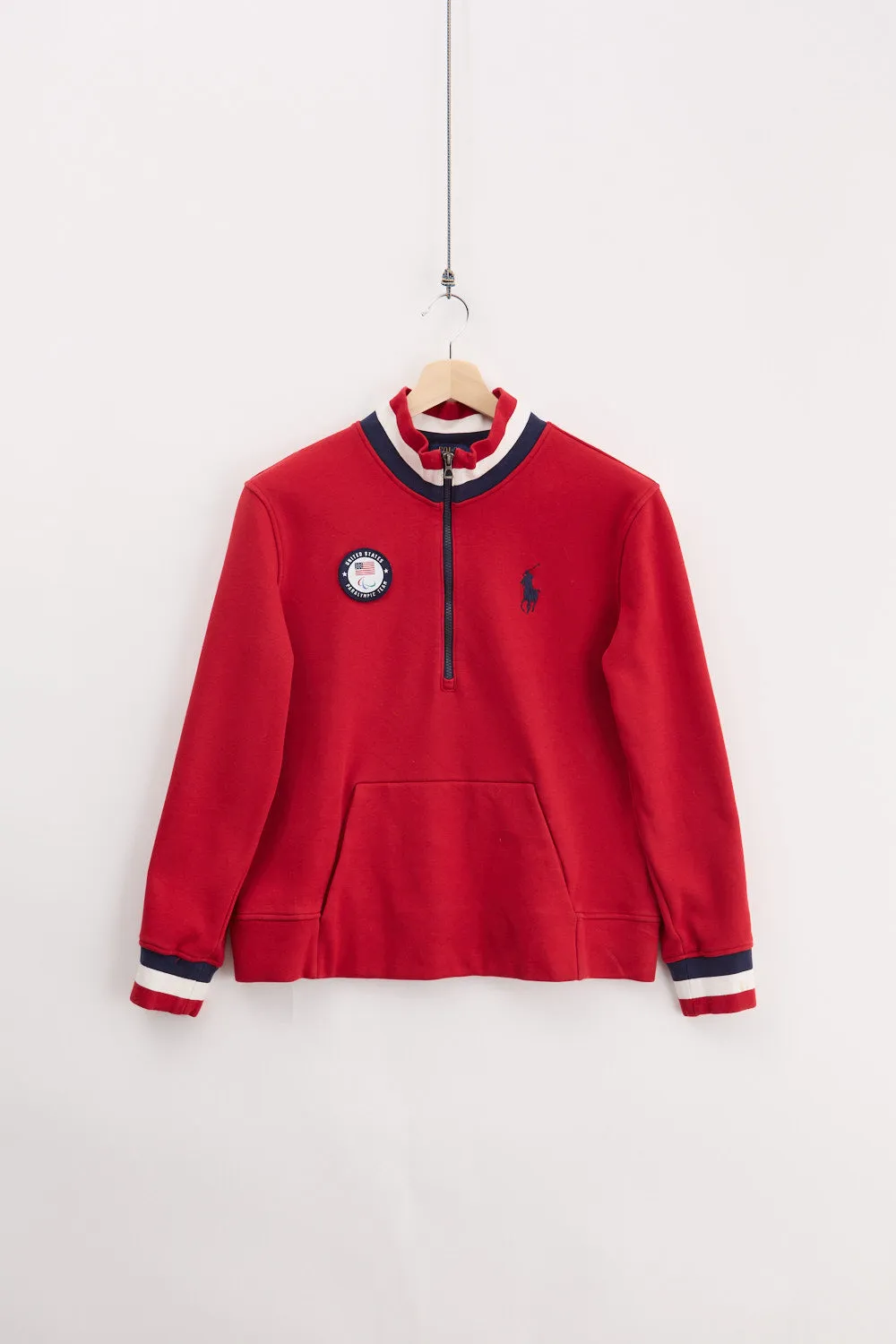 2018 Polo by Ralph Lauren Paralympics Halfzip (L) sold by Livid Jeans