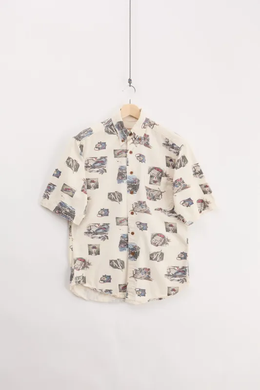 Woolrich Summer Shirt (S) sold by Livid Jeans