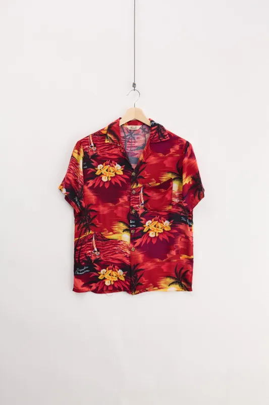 Silk Resort Shirt (M) made by Vintage