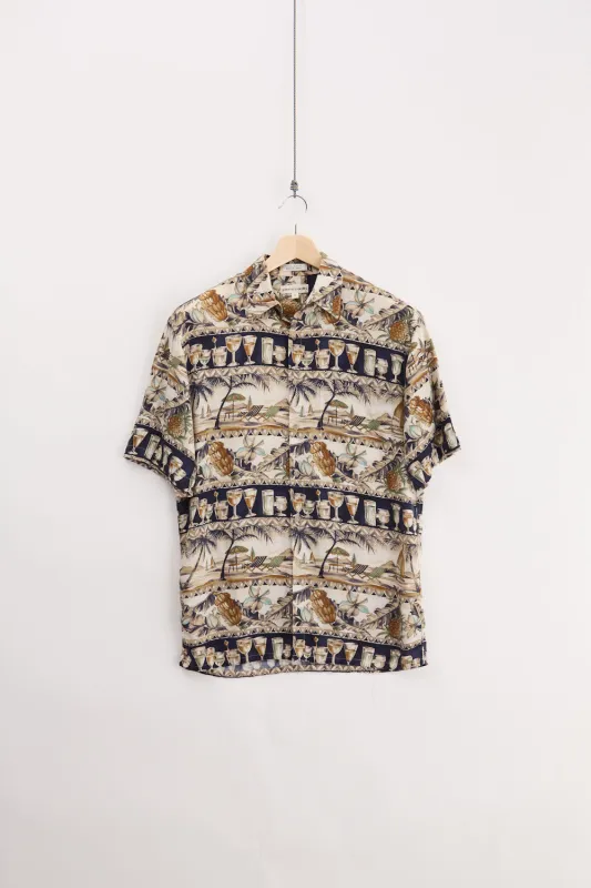 Pierre Cardin Silk Shirt (S) sold by Livid Jeans