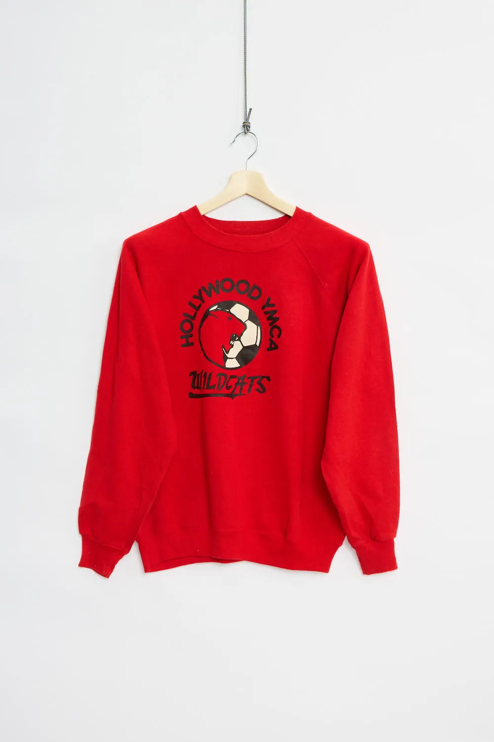 80's Hollywood YMCA Wildcats sweat (L) sold by Livid Jeans