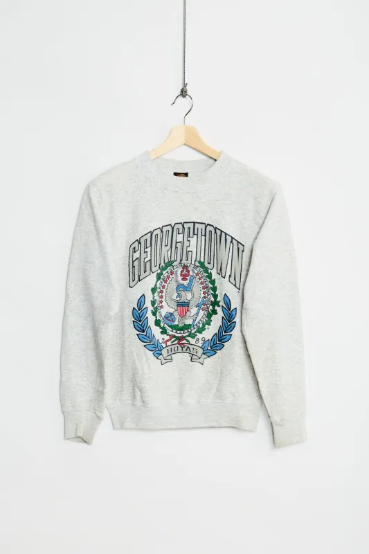 80's Georgetown Bulldogs sweat (M) made by Vintage