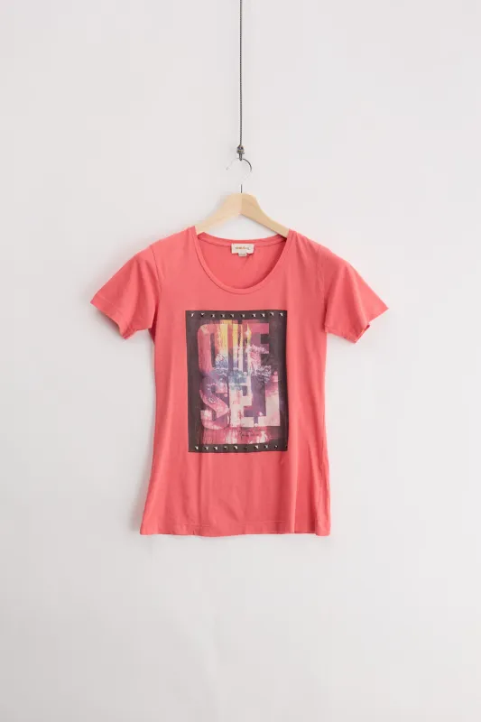 Diesel Studded Tee (XS) sold by Livid Jeans