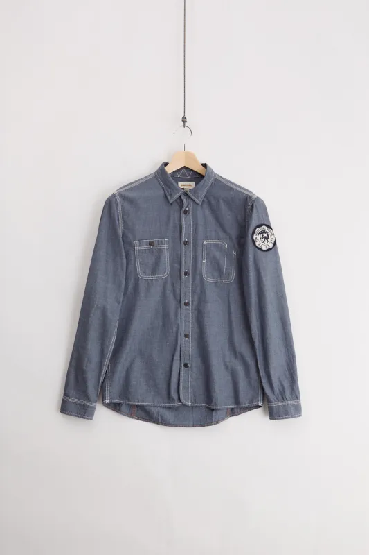 Diesel Chambray work shirt (M) sold by Livid Jeans