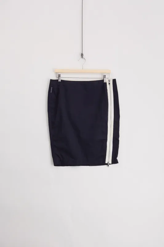 Armani Jeans Two-way zip Skirt (W33) sold by Livid Jeans