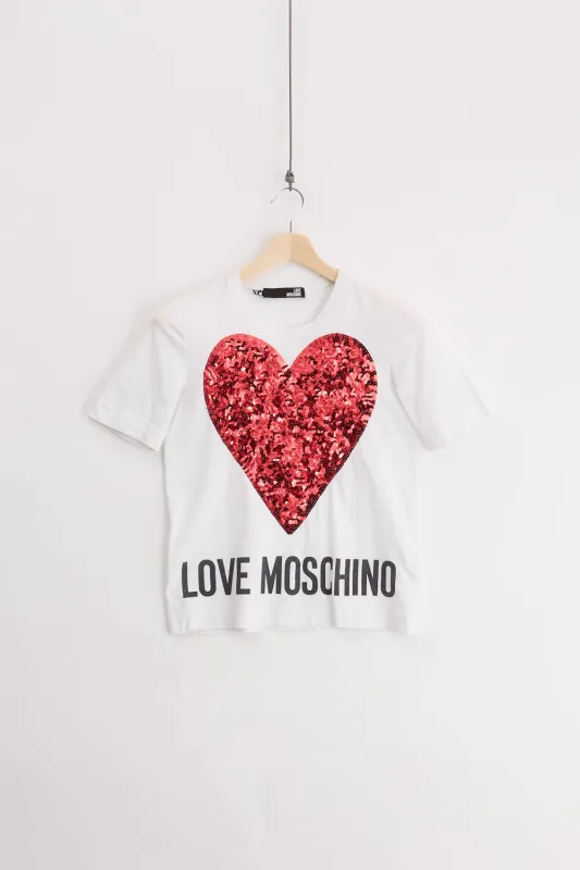 Moschino Love Tee (S) made by Vintage