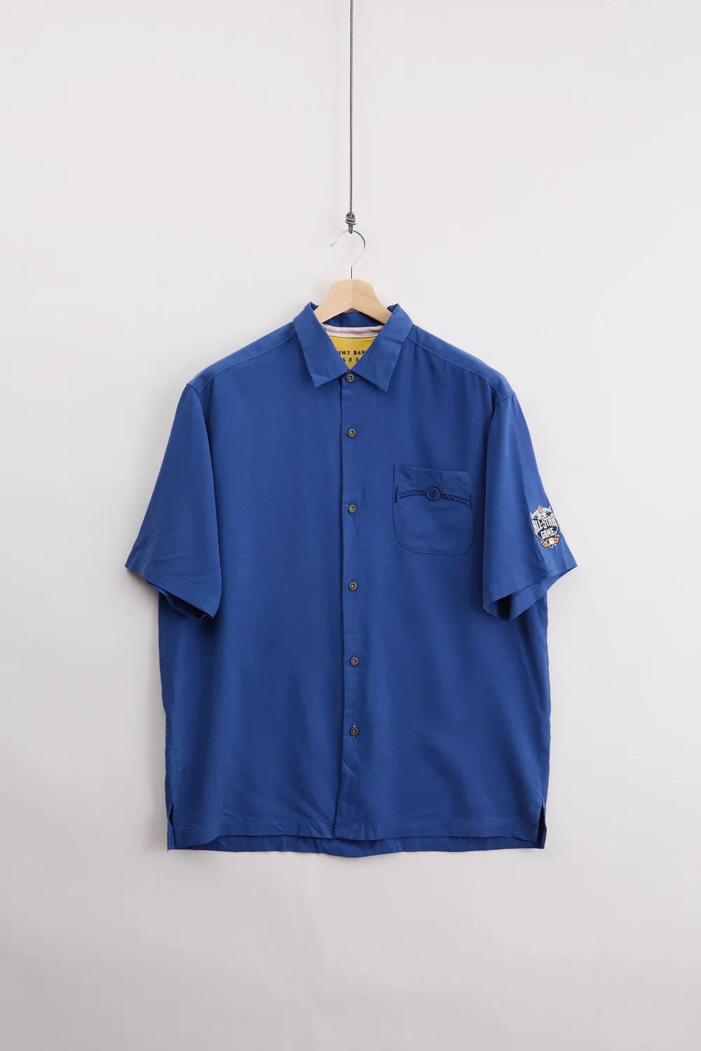 Tommy Bahama Baseball Silk Shirt (L) sold by Livid Jeans