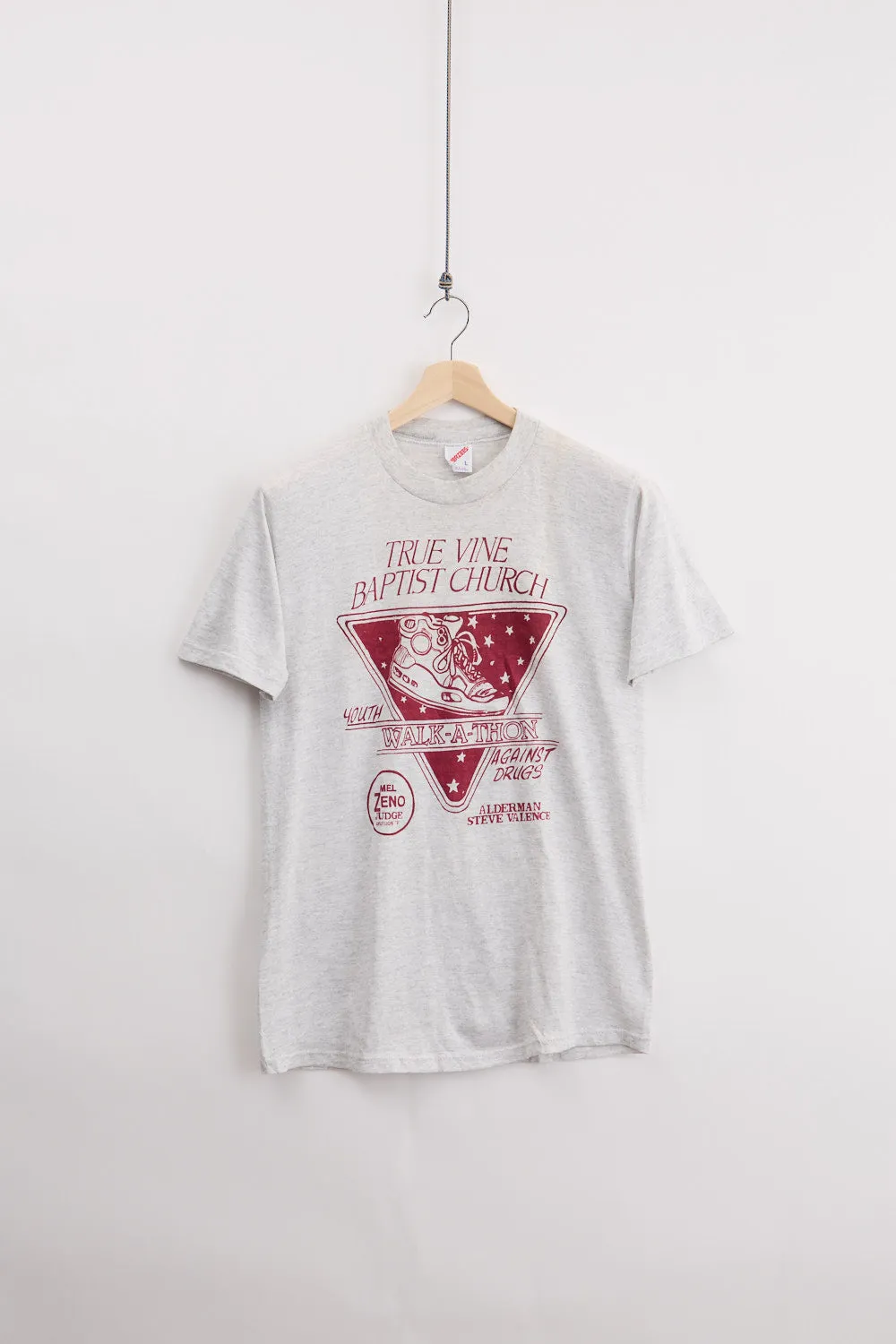 80's Church Walk-A-Thon Running Tee (L) sold by Livid Jeans