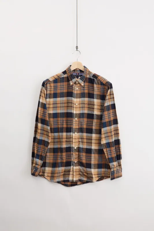 Tommy Hilfiger Magnetic button shirt (M) sold by Livid Jeans