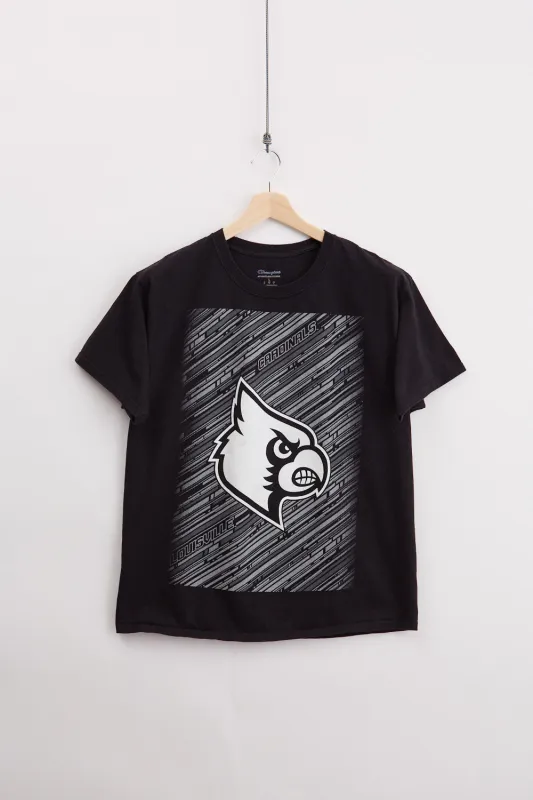 Louisville Cardinals tee (L) sold by Livid Jeans