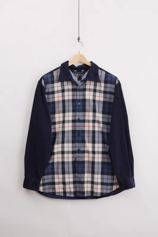 Tommy Hilfiger Poplin/Corduroy shirt (XL) made by Vintage