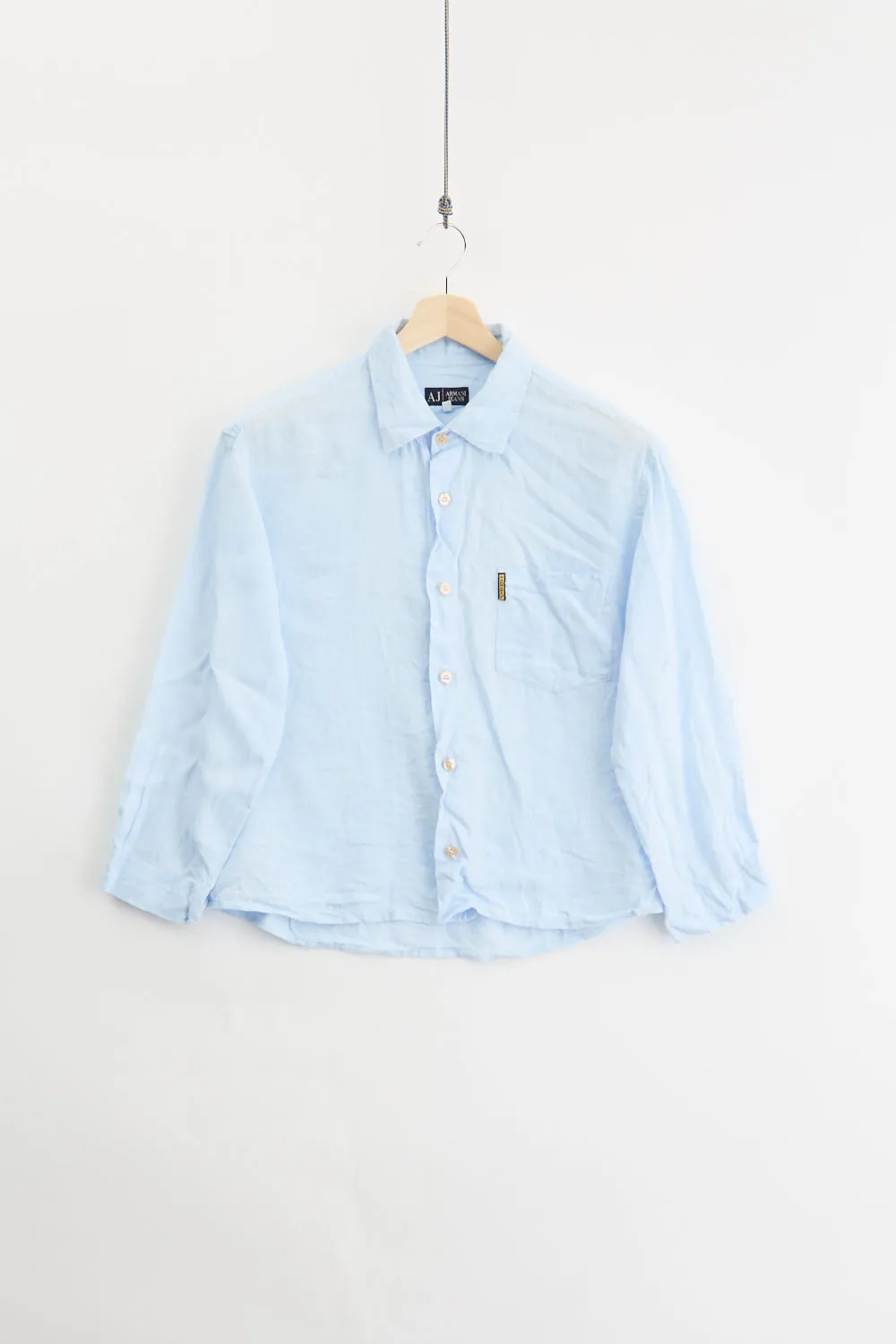 Armani Jeans Linen shirt (S) sold by Livid Jeans