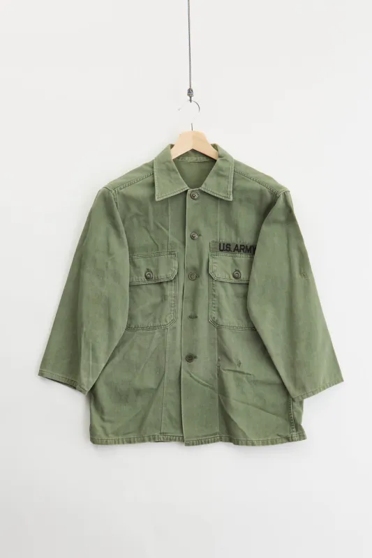 Type I US Army OG-107 Sateen shirt (M) made by Vintage