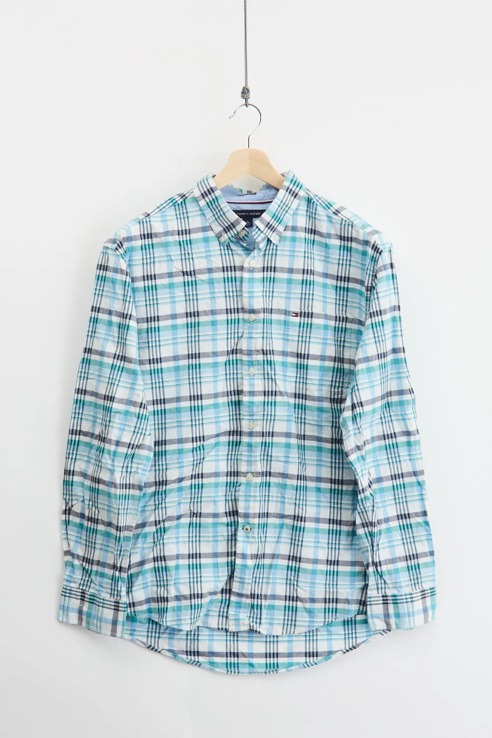 Tommy Hilfiger check shirt (XL) sold by Livid Jeans